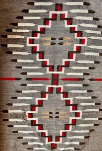 lot 24 image: Vintage Southwestern Design Rug