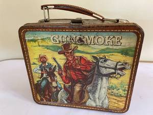 lot 250 image: Vintage Gunsmoke Lunchbox