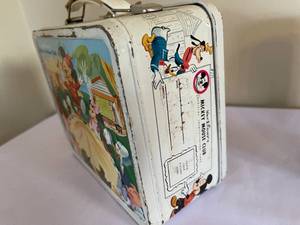 lot 253 image: Mickey Mouse Club Lunch Box with Thermos