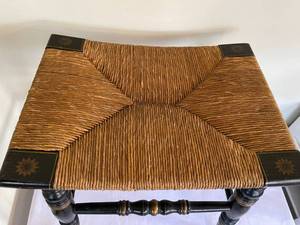 lot 260 image: Vintage Hitchcock Chair Company Stool