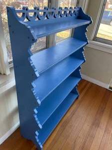 lot 264 image: Handmade Ornate Shelving Unit