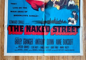 lot 45 image: The Naked Street Movie Theatre Advertising Poster