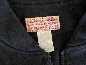 lot 303 image: Filson Garment Wool Vest