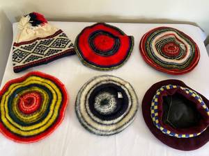 lot 72 image: Vintage Wool Hats including LL Bean and Dale of Norway