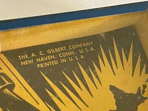 lot 91 image: Vintage Gilbert Company Magnetic Atomic Bomb Toy