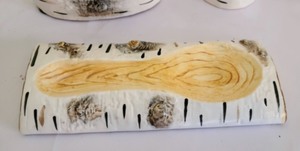 lot 331 image: Dept. 56 Birch Bark Decor