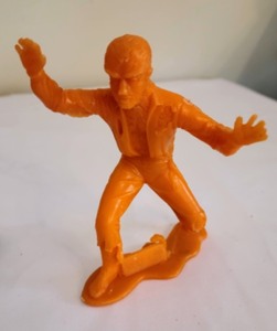 lot 118 image: Five Vintage Marx Horror Figures