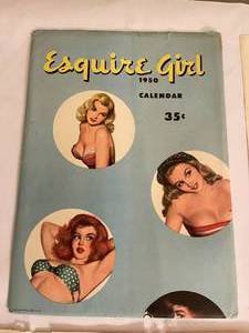 lot 339 image: 1950 Esquire Girl Calendar