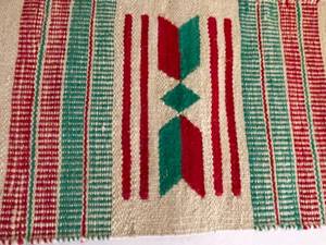 lot 356 image: Sadek Hand Wooven Wool Piece
