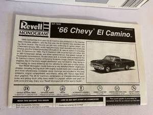 lot 384 image: Vintage Revell 1966 El Camino Model Kit