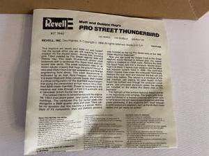 lot 386 image: Revell Thunderbird Model Kit