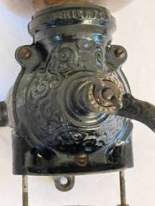 lot 389 image: Vintage Brighton Premier Wall Mount Coffee Grinder