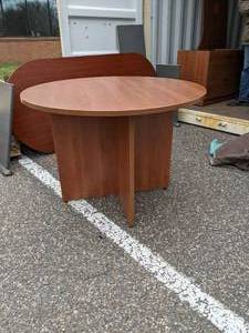 Round office Table Top measures 42...