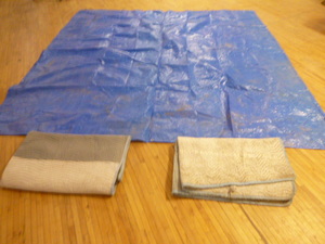 Tarp and Moving Blankets