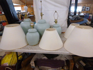 4 Matching Lamps