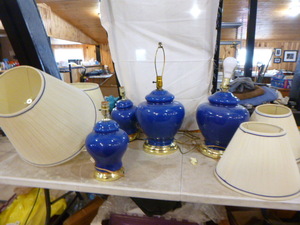 4 Matching Lamps