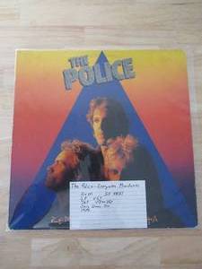 lot 6 image: THE POLICE - ZENYATTA MONDATTA - 1980 - VINYL LP