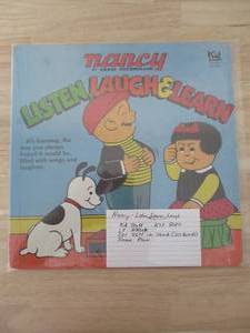 lot 12 image: NANCY by ERNIE BUSHMILLER - LISTEN, LAUGH & LEARN- 1982 - VINYL LP