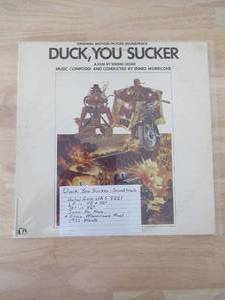 lot 28 image: DUCK, YOU SUCKER - SOUNDTRACK - 1972 - VINYL LP
