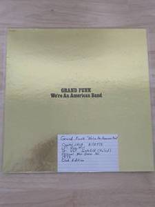 lot 68 image: GRAND FUNK RAILROAD - WEER AN AMERICAN BAND - 1973 - VINYL LP