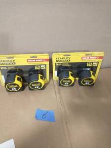lot 6 image: 2 SETS OF STANLEY 25 ft. FATMAX Tape Measure (2-Pack Each)