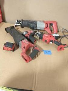 lot 29 image: LOT OF USED MILWAUKEE TOOLS