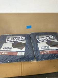 lot 43 image: 2 80 in. L x 72 in. W Premium Moving Blanket