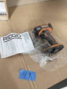 lot 49 image: RIDGID 18V OCTANE Brushless Cordless 38 in. 6-Mode Impact Wrench (Tool-Only) with Belt Clip