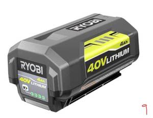 lot 9 image: 40-Volt Lithium-Ion 4.0 Ah High Capacity Battery