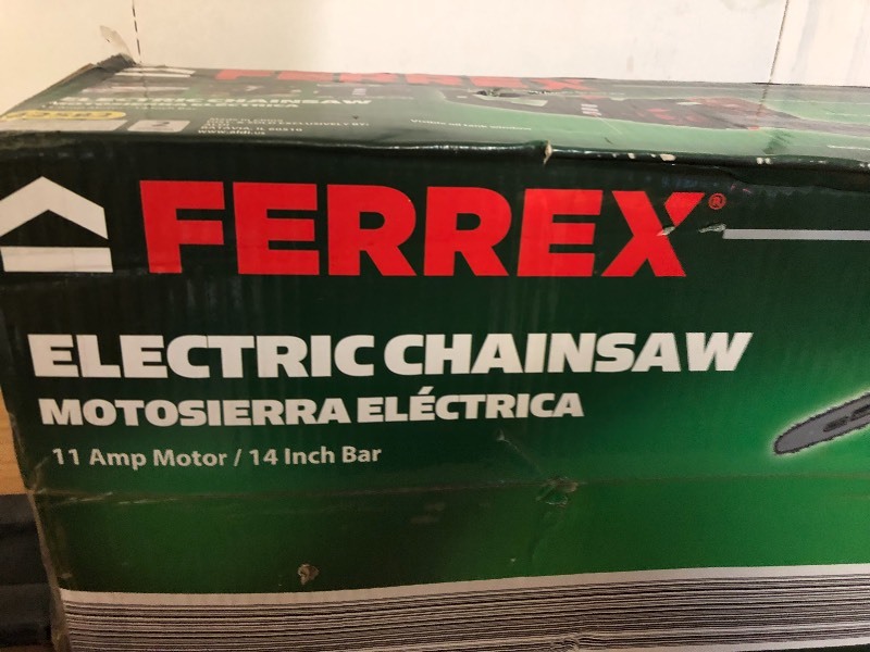 Ferrex electric deals chainsaw 11 amp