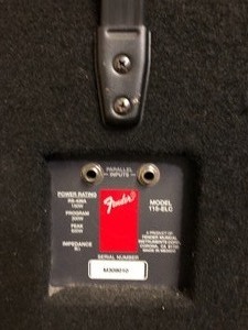 lot 57 image: FENDER SPEAKER