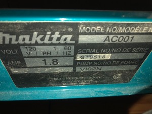 lot 7 image: MAKITA Air Compressor