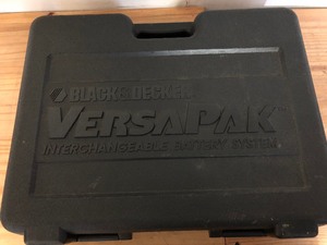 lot 41 image: BLACK&DECKER VERSAPAK interchangable battery system