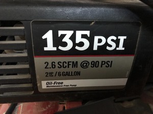 lot 6 image: PORTER CABLE Air Compressor