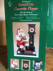 lot 98 image: Animated Santa cassette player