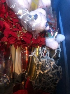 lot 77 image: Bin of Christmas