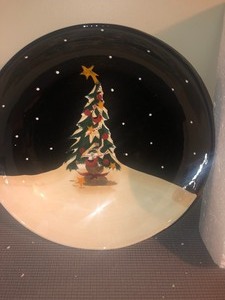 lot 101 image: Midnight Tree 13 serving bowl