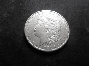 1881 Morgan Silver Dollar