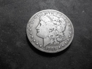 1881 CC Morgan Silver Dollar