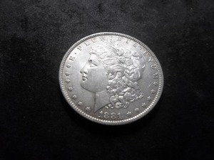1881 O Morgan Silver Dollar