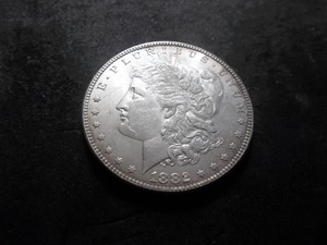 1882 Morgan Silver Dollar