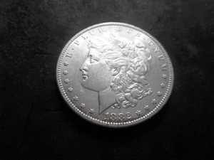 1882 O Morgan Silver Dollar