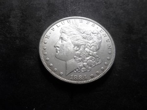1884 Morgan Silver Dollar