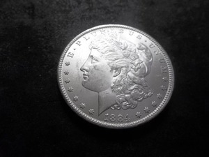 1884 CC Morgan Silver Dollar