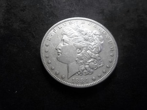 1884 S Morgan Silver Dollar