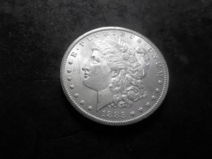 1885 CC Morgan Silver Dollar