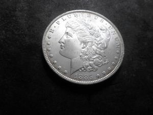 1885 O Morgan Silver Dollar