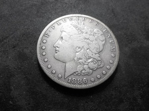 1886 S Morgan Silver Dollar