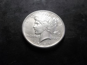 1921 Peace Silver Dollar High Relief