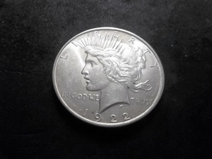 1922 D Peace Silver Dollar